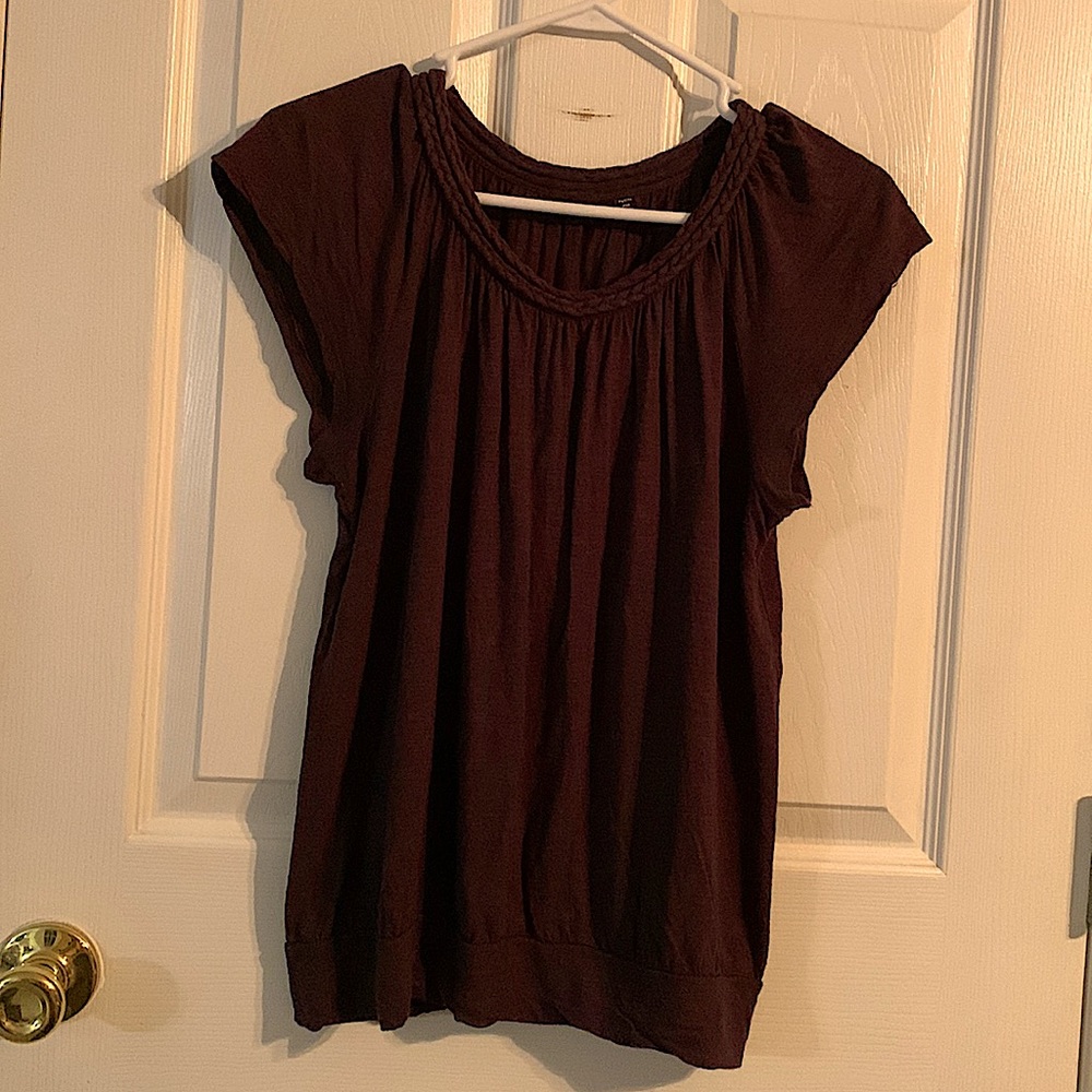 Apt. 9 brown cap sleeve top. Size PM.